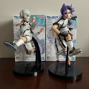 Blue Lock: Nagi Seishirou and Reo Mikage anime figure set
